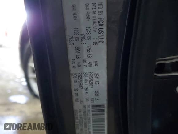 2016 Dodge Journey SXT с VIN 3C4PDDBGXGT100771, выставлен на аукционе Copart как лот 88404845 с пробегом 206 859 миль миль и Списание • Salvage title. История ставок и продаж доступна на DreamBid. Изображение 13.