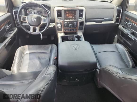 2014 Ram 1500 Laramie with VIN 1C6RR6NT0ES397960, listed as a Copart auction lot 61458895 with 148,298 mi miles and Salvage title. Bid and sale history available at DreamBid. Image 8.