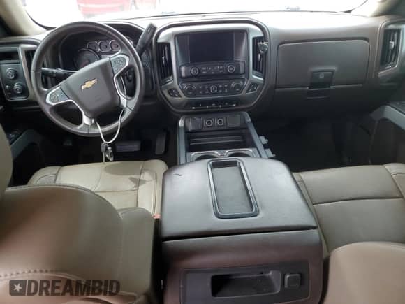 2015 Chevrolet Silverado 1500 LTZ with VIN 3GCUKSEC0FG143710, listed as a Copart auction lot 52581215 with 167,421 mi miles and Salvage title. Bid and sale history available at DreamBid. Image 8.