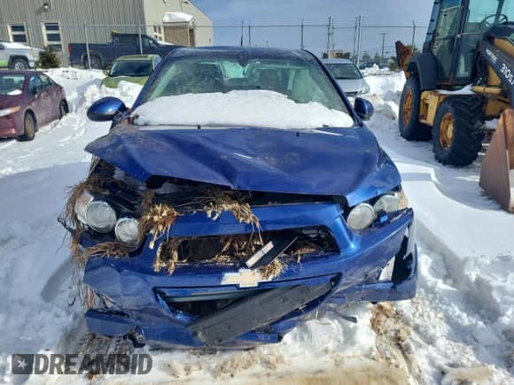 2014 Chevrolet Sonic LS with VIN 1G1JA5EH8E4185386, listed as a Copart auction lot 42765595 with Not provided miles and Salvage title. Bid and sale history available at DreamBid. Image 5.