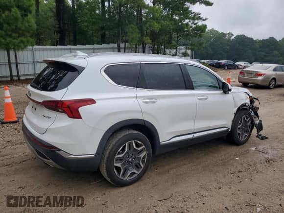2022 Hyundai Santa Fe Limited with VIN 5NMS4DAL5NH462316, listed as a Copart auction lot 68128815 with 47,245 mi miles and Salvage title. Bid and sale history available at DreamBid. Image 3.