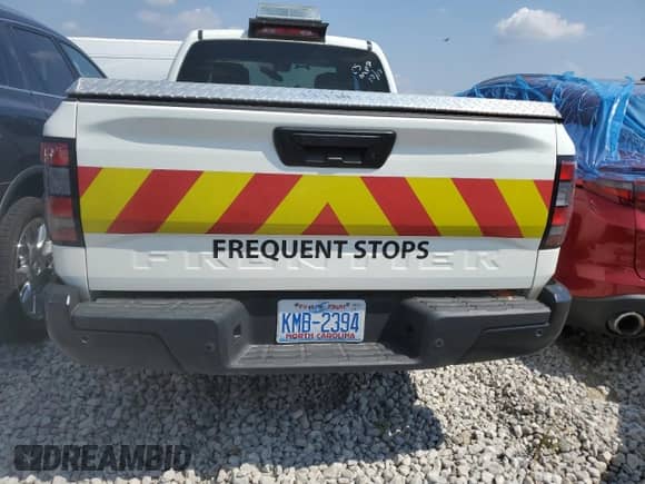 2024 Nissan Frontier S with VIN 1N6ED1CLXRN600575, listed as a Copart auction lot 42430725 with 29,390 mi miles and Salvage title. Bid and sale history available at DreamBid. Image 6.