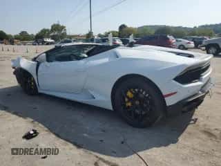 2019 Lamborghini Huracan z VIN ZHWUR2ZF3KLA12441, wystawiony jako Copart lot #69212564 z przebiegiem 25 180 mil mil oraz Szkoda całkowita • Salvage title. Historia ofert i sprzedaży dostępna na DreamBid. Obrazek 2.