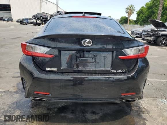 2017 Lexus RC 200t with VIN JTHHA5BC5H5005101, listed as a Copart auction lot 64565715 with 65,798 mi miles and Clean title. Bid and sale history available at DreamBid. Image 6.