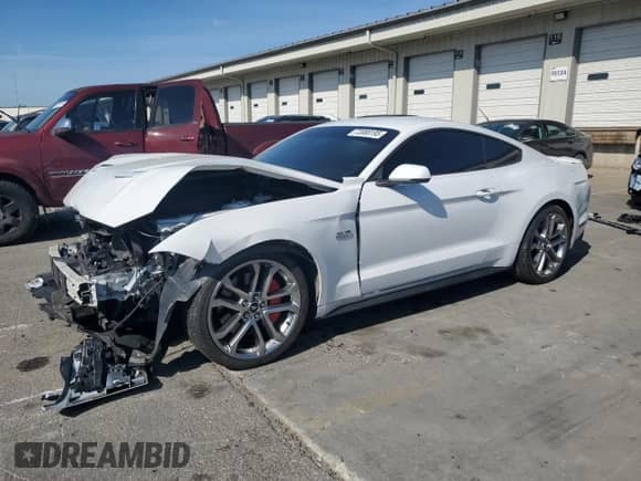 2018 Ford Mustang GT with VIN 1FA6P8CF1J5132005, listed as a Copart auction lot 72088195 with 125,497 mi miles and Salvage title. Bid and sale history available at DreamBid. Image 1.