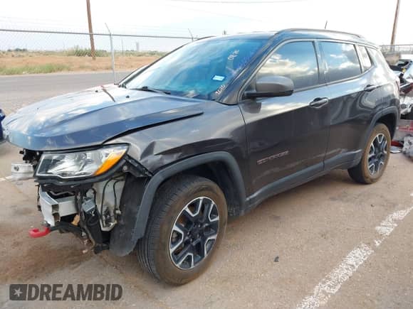 2020 Jeep Compass Trailhawk с VIN 3C4NJDDB0LT111645, выставлен на аукционе IAAI как лот 43052617 с пробегом 64 504 миль миль и . История ставок и продаж доступна на DreamBid. Изображение 2.