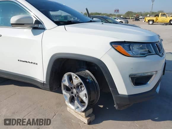 2021 Jeep Compass Limited with VIN 3C4NJCCB1MT514255, listed as a IAAI auction lot 43130803 with 95,253 mi miles and . Bid and sale history available at DreamBid. Image 13.