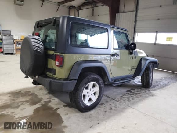 2013 Jeep Wrangler Sport z VIN 1C4AJWAG2DL602998, wystawiony jako Copart lot #47073285 z przebiegiem 95 830 mil mil oraz Szkoda całkowita • Salvage title. Historia ofert i sprzedaży dostępna na DreamBid. Obrazek 3.