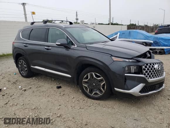 2023 Hyundai Santa Fe Limited with VIN 5NMS44AL6PH616356, listed as a Copart auction lot 65851855 with 16,639 mi miles and Salvage title. Bid and sale history available at DreamBid. Image 4.