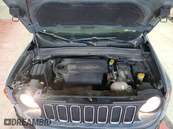 2017 Jeep Renegade Altitude with VIN ZACCJBBB5HPG16514, listed as a Copart auction lot 86077855 with 85,454 mi miles and Salvage title. Bid and sale history available at DreamBid. Image 12.