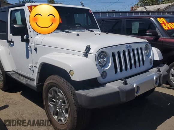 2014 Jeep Wrangler Sahara z VIN 1C4AJWBG3EL197444, wystawiony jako Copart lot #64733055 z przebiegiem 193 278 mil mil oraz Czysty tytuł • Clean title. Historia ofert i sprzedaży dostępna na DreamBid. Obrazek 1.