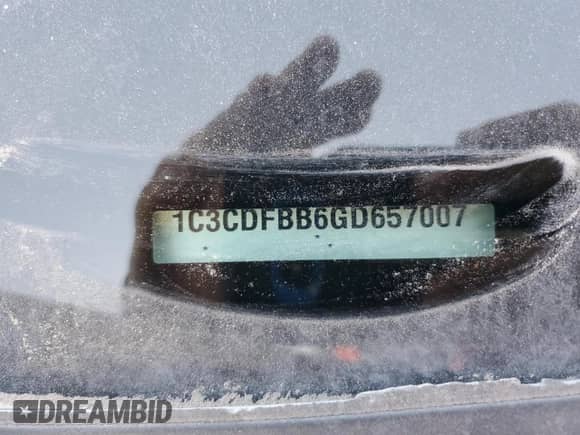 2016 Dodge Dart SXT with VIN 1C3CDFBB6GD657007, listed as a Copart auction lot 80411515 with 147,677 mi miles and Salvage title. Bid and sale history available at DreamBid. Image 14.