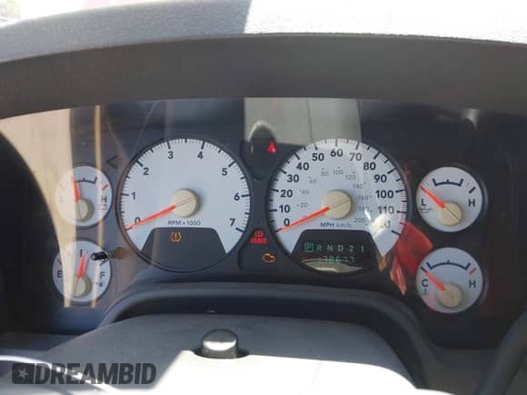 2008 Dodge 1500 SLT с VIN 1D7HA18268S500746, выставлен на аукционе IAAI как лот 42978640 с пробегом 178 677 миль миль и . История ставок и продаж доступна на DreamBid. Изображение 7.