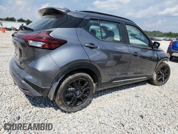 2024 Nissan Kicks SR with VIN 3N1CP5DV5RL559350, listed as a Copart auction lot 71247645 with 12,228 mi miles and Salvage title. Bid and sale history available at DreamBid. Image 3.
