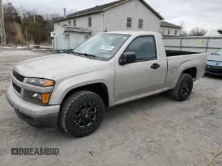 2009 Chevrolet Colorado Work Truck with VIN 1GCCS149698113231, listed as a Copart auction lot 47556575 with 55,593 mi miles and Salvage title. Bid and sale history available at DreamBid. Image 1.