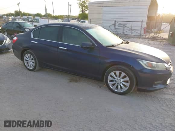 2014 Honda Accord EX-L with VIN 1HGCR3F87EA015356, listed as a IAAI auction lot 41839808 with 266,343 mi miles and . Bid and sale history available at DreamBid. Image 1.