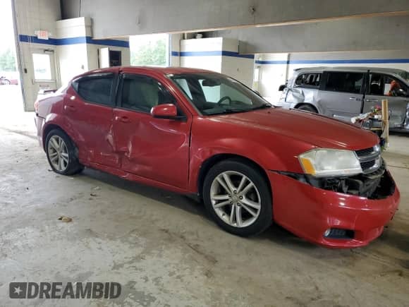 2011 Dodge Avenger Heat with VIN 1B3BD1FG0BN596211, listed as a Copart auction lot 64647915 with 66,308 mi miles and Salvage title. Bid and sale history available at DreamBid. Image 4.