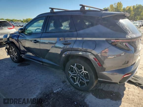 2024 Hyundai Tucson N Line with VIN KM8JFCD11RU148019, listed as a Copart auction lot 85891415 with 29,528 mi miles and Clean title. Bid and sale history available at DreamBid. Image 2.