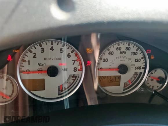 2010 Nissan Frontier SE with VIN 1N6AD0EVXAC409021, listed as a Copart auction lot 68933195 with 202,371 mi miles and Salvage title. Bid and sale history available at DreamBid. Image 9.