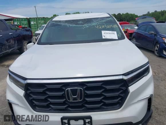 2024 Honda Pilot EX-L with VIN 5FNYG2H59RB000703, listed as a IAAI auction lot 42030106 with 18,432 mi miles and . Bid and sale history available at DreamBid. Image 6.