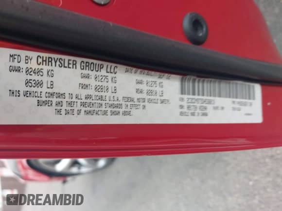 2013 Dodge Challenger R/T с VIN 2C3CDYBT5DH536813, выставлен на аукционе IAAI как лот 42181604 с пробегом 101 886 миль миль и . История ставок и продаж доступна на DreamBid. Изображение 9.