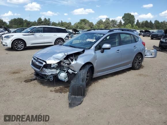 2012 Subaru Impreza Special Sports Premium with VIN JF1GPAL6XCH235078, listed as a Copart auction lot 61931265 with 95,626 mi miles and Salvage title. Bid and sale history available at DreamBid. Image 1.