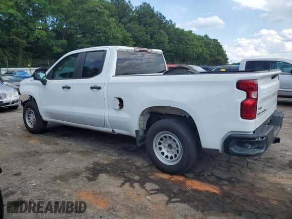 2020 Chevrolet Silverado 1500 Work Truck z VIN 1GCRWAEF7LZ343719, wystawiony jako Copart lot #58968395 z przebiegiem 122 411 mil mil oraz Szkoda całkowita • Salvage title. Historia ofert i sprzedaży dostępna na DreamBid. Obrazek 2.