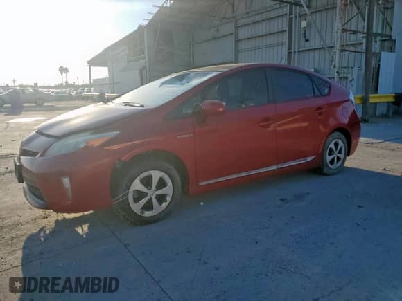 2012 Toyota Prius One with VIN JTDKN3DU7C1608203, listed as a Copart auction lot 81329565 with 214,134 mi miles and Clean title. Bid and sale history available at DreamBid. Image 1.
