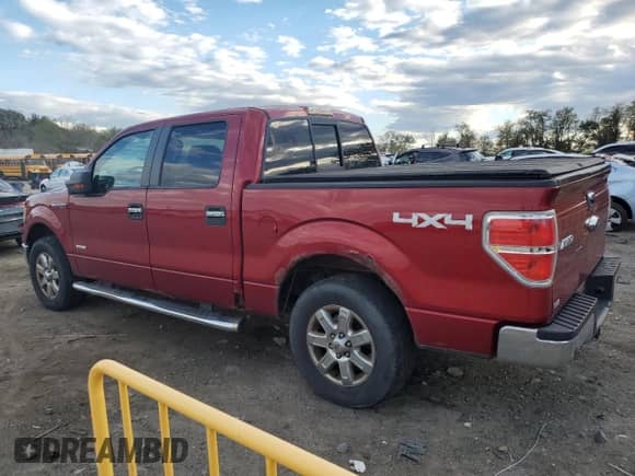 2013 Ford F-150 Lariat with VIN 1FTFW1ETXDKD01905, listed as a Copart auction lot 89703265 with 347,789 mi miles and Clean title. Bid and sale history available at DreamBid. Image 2.