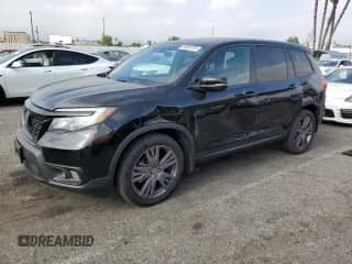2020 Honda Passport EX-L with VIN 5FNYF7H57LB002571, listed as a Copart auction lot 53063375 with 56,866 mi miles and Salvage title. Bid and sale history available at DreamBid. Image 1.