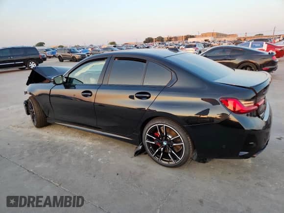 2025 BMW 3 Series M340i xDrive с VIN 3MW69FT02S8F20270, выставлен на аукционе Copart как лот 80534155 с пробегом 10 700 миль миль и Списание • Salvage title. История ставок и продаж доступна на DreamBid. Изображение 2.