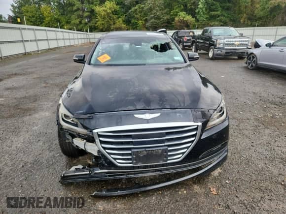 2015 Hyundai Genesis 3.8L with VIN KMHGN4JE8FU050210, listed as a Copart auction lot 90255795 with Not provided miles and Clean title. Bid and sale history available at DreamBid. Image 5.