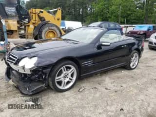 2006 Mercedes-Benz SL 500 with VIN WDBSK75F16F113498, listed as a Copart auction lot 56672655 with 59,189 mi miles and Salvage title. Bid and sale history available at DreamBid. Image 1.