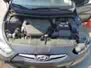 2013 Hyundai Accent SE with VIN KMHCU5AE3DU087993, listed as a Copart auction lot 63526345 with 79,725 mi miles and Salvage title. Bid and sale history available at DreamBid. Image 11.