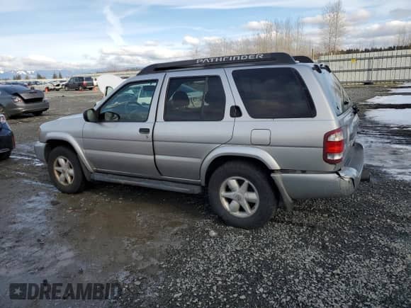 2002 Nissan Pathfinder SE with VIN JN8DR09Y92W702760, listed as a Copart auction lot 44083625 with 289,910 mi miles and Clean title. Bid and sale history available at DreamBid. Image 2.