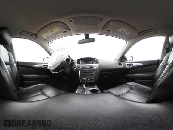 2017 Nissan Pathfinder SV with VIN 5N1DR2MM0HC655538, listed as a IAAI auction lot 42083473 with 92,796 mi miles and . Bid and sale history available at DreamBid. Image 18.