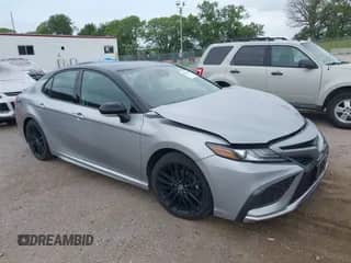 2021 Toyota Camry XSE with VIN 4T1K61BK3MU028249, listed as a IAAI auction lot 42553485 with 130,614 mi miles and . Bid and sale history available at DreamBid. Image 1.