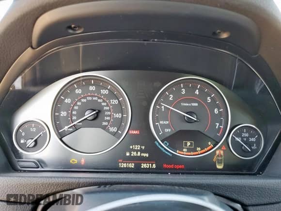 2016 BMW 4 Series 428i with VIN WBA3V7C52G5A25056, listed as a Copart auction lot 71228335 with 126,162 mi miles and Salvage title. Bid and sale history available at DreamBid. Image 9.