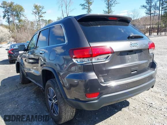 2021 Jeep Grand Cherokee Limited with VIN 1C4RJEBGXMC623755, listed as a IAAI auction lot 41719585 with 94,034 mi miles and . Bid and sale history available at DreamBid. Image 3.