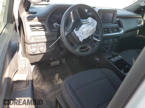 2021 Chevrolet Tahoe Commercial with VIN 1GNSKLED8MR345043, listed as a Copart auction lot 53719675 with Not provided miles and Salvage title. Bid and sale history available at DreamBid. Image 8.
