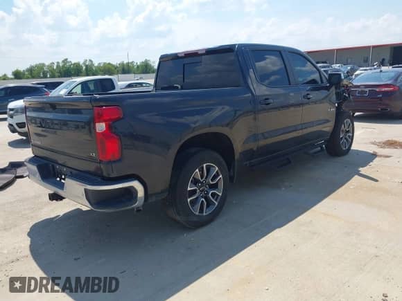 2024 Chevrolet Silverado 1500 LT with VIN 1GCPACED3RZ392571, listed as a IAAI auction lot 43213638 with 10,099 mi miles and . Bid and sale history available at DreamBid. Image 4.