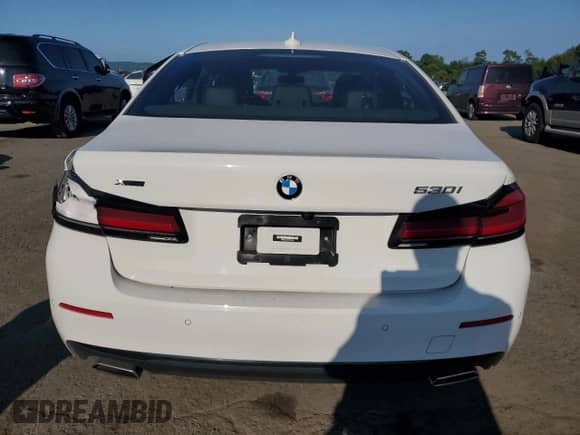 2022 BMW 5 Series 530i xDrive with VIN WBA13BJ0XNWX59567, listed as a Copart auction lot 68179975 with Not provided miles and Salvage title. Bid and sale history available at DreamBid. Image 6.