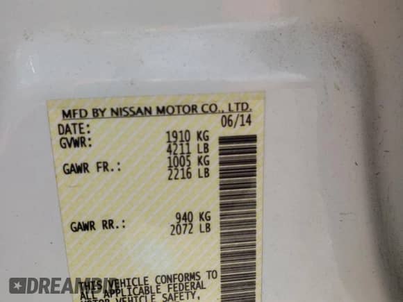 2015 Nissan Altima SL with VIN 1N4AL3AP5FC114484, listed as a Copart auction lot 61464255 with 120,379 mi miles and Salvage title. Bid and sale history available at DreamBid. Image 12.