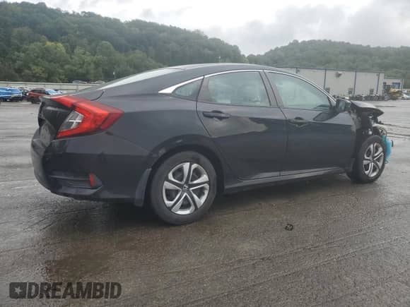 2016 Honda Civic LX with VIN 2HGFC2F55GH509184, listed as a Copart auction lot 71450865 with 123,120 mi miles and Salvage title. Bid and sale history available at DreamBid. Image 3.
