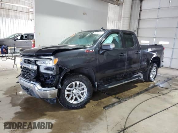 2023 Chevrolet Silverado 1500 LT with VIN 1GCRDDED8PZ250199, listed as a Copart auction lot 66162265 with Not provided miles and Salvage title. Bid and sale history available at DreamBid. Image 1.
