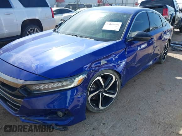 2022 Honda Accord Sport z VIN 1HGCV1F35NA090609, wystawiony jako IAAI lot #43241690 z przebiegiem 36 027 mil mil oraz . Historia ofert i sprzedaży dostępna na DreamBid. Obrazek 6.