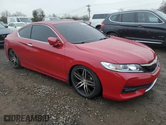 2017 Honda Accord EX-L with VIN 1HGCT2A8XHA006464, listed as a Copart auction lot 85725794 with 85,992 mi miles and Salvage title. Bid and sale history available at DreamBid. Image 4.