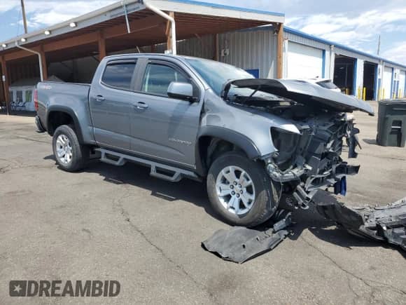 2021 Chevrolet Colorado 4WD LT with VIN 1GCGTCEN0M1278862, listed as a Copart auction lot 64641245 with 98,662 mi miles and Salvage title. Bid and sale history available at DreamBid. Image 4.