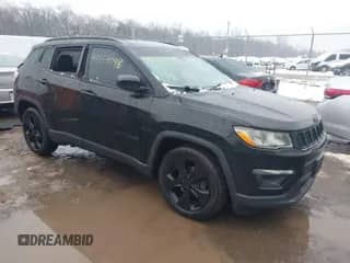 2020 Jeep Compass Latitude with VIN 3C4NJCBB5LT166329, listed as a IAAI auction lot 41554098 with 59,853 mi miles and . Bid and sale history available at DreamBid. Image 1.