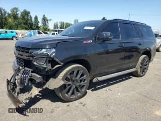 2021 Chevrolet Tahoe Z71 с VIN 1GNSKPKD3MR162466, выставлен на аукционе Copart как лот 66030065 с пробегом 56 653 миль миль и Списание • Salvage title. История ставок и продаж доступна на DreamBid. Изображение 1.